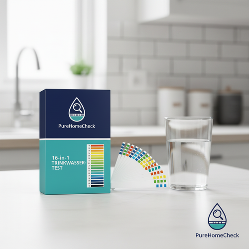 Trinkwassertest mit PureHomeCheck Logo